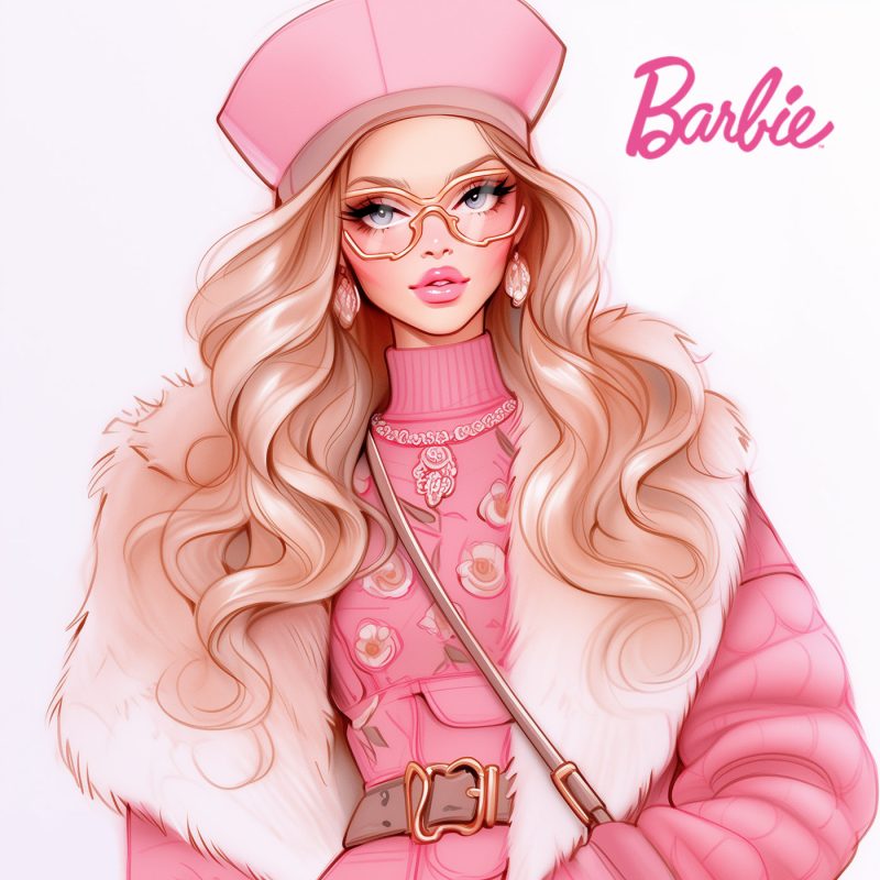 kova.artist_barbie_fashion_illustration_wearing_Louise_Vuitton__